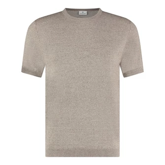 Blue Industry Heren T-shirt Taupe