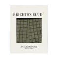 Brighton Blue Boxershort Check Groen dessin