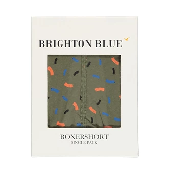 Brighton Blue Boxershort confetti Groen dessin