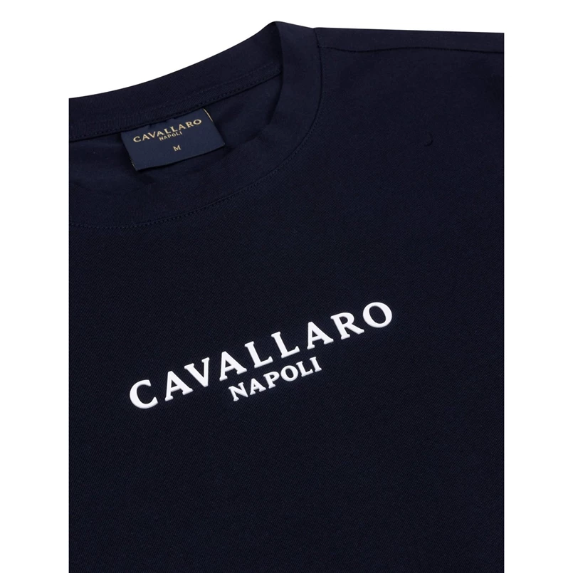 Cavallaro Heren T-shirt 117241003 Navy