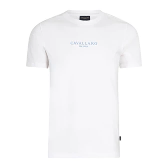 Cavallaro Heren T-shirt 117241015 Off-white