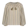 Circle of Trust Dames streep blouse Bruin dessin