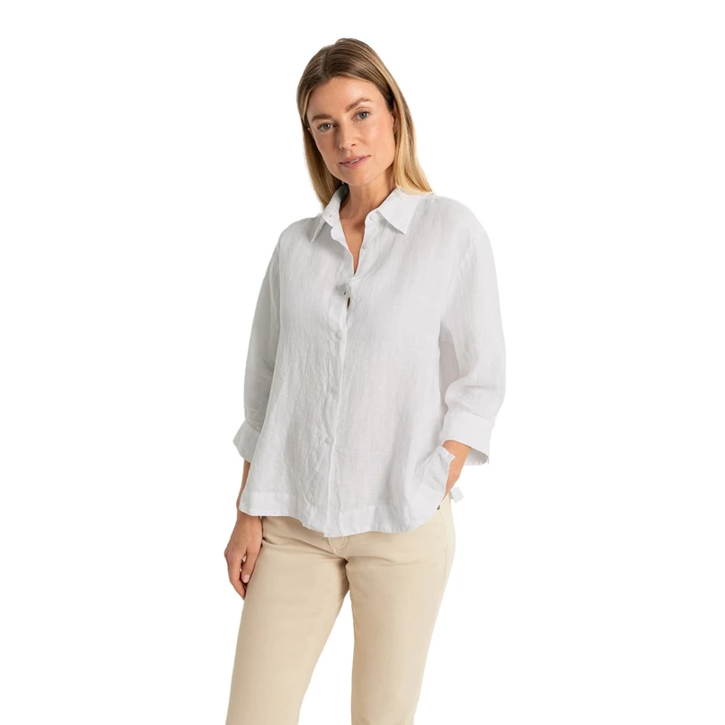 Claudia Strater Dames Blouse CS24-14529 Wit