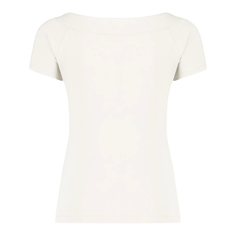 Claudia Strater Dames T-shirt CS99-13503 Off-white
