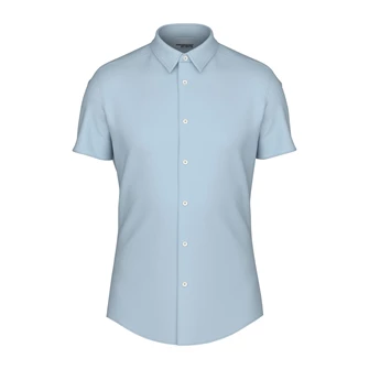 Drykorn Heren T-shirt km 47337 Spin Indigo blauw