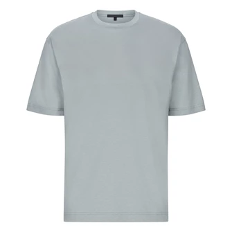 Drykorn Heren T-shirt km 49240 Midden blauw