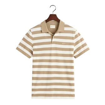 Gant Heren Polo SS Taupe