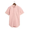 Gant Heren Shirts korte mouw streep Roze