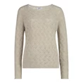 Gardeur Collectie Dames pull fancy knit Zand