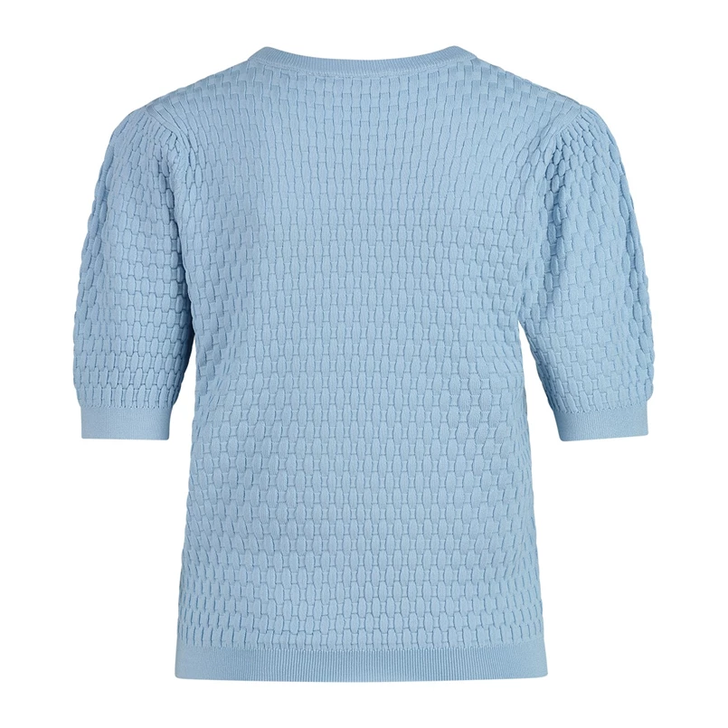 Gardeur Collectie Dames pull km fancy knit Bleu