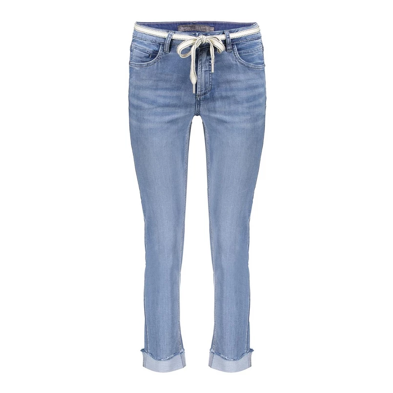 Geisha Dames Jeans 41025-10 Bleached blue denim