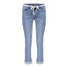 Geisha Dames Jeans 41025-10 Bleached blue denim
