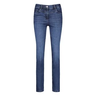 Gerry Weber Dames Jeans 925061-66854 Mid blue denim