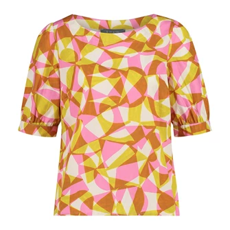 Ivy & You Dames blouse Lama vlakken dessin Diverse kleuren
