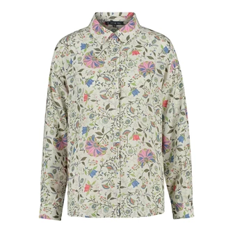 Ivy & You Dames blouse lm fieldflowers Off-white