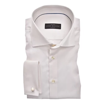 John Miller Heren Overhemd 5343581 Off-white