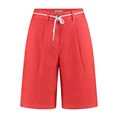 Les Copines Dames Chino short cotton Rood