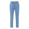 Les Copines Dames jeans 3/4 denim Sandra Bleached blue denim