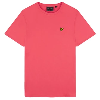 Lyle & Scott Heren Plain T-Shirt Roze