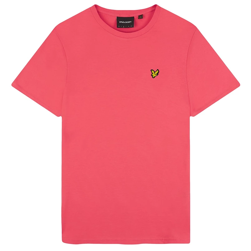 Lyle & Scott Heren Plain T-Shirt Roze