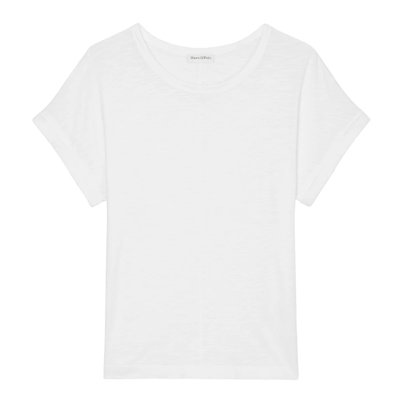 Marc O'Polo Dames T-shirt M03212151387 Wit
