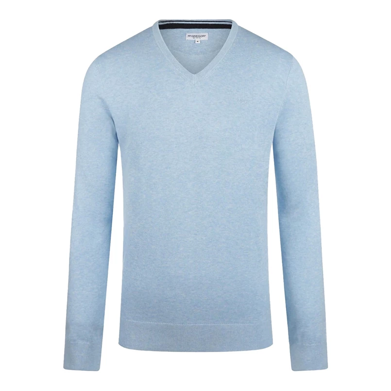 Mc. Gregor Heren V-neck sweater Bleu