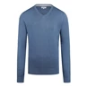 Mc. Gregor Heren V-neck sweater Midden blauw