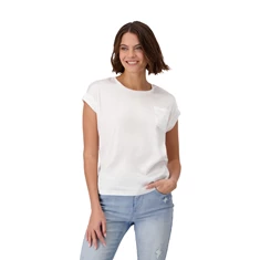 Monari Dames T-shirt 408379 Off-white