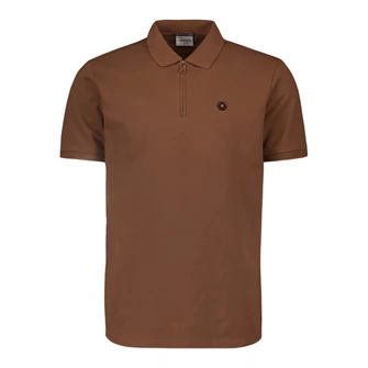 No Excess Heren Polo 24380422 Donkerbruin