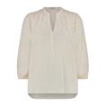 Nukus Dames blouse vhals Off-white