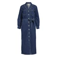 Object Dames Jurk OBJZOFIA L/S DENIM SHIRT DRESS 131 Mid blue denim