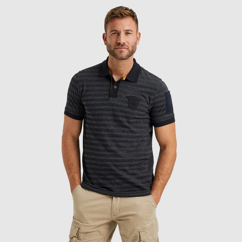 PME Legend Heren Polo Ppss2403856 Navy