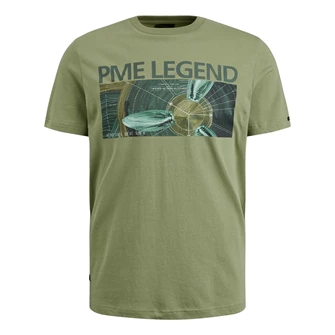 PME Legend Heren T-shirt PTSS2402571 Olijf