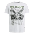 PME Legend Heren T-shirt PTSS2402579 Wit dessin