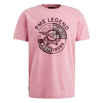 PME Legend Heren T-shirt PTSS2404590 Roze