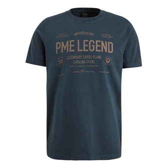 PME Legend Heren T-shirt Ptss2405562 Navy