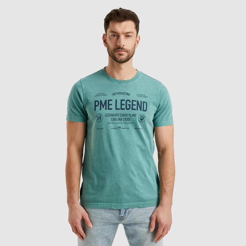 PME Legend Heren T-shirt PTSS2405562 Navy