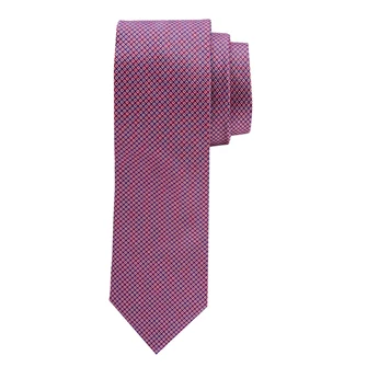 Profuomo TIE SILK WOVEN RED Rood