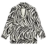 Refined Department dames blazer in zebra print Zwart dessin