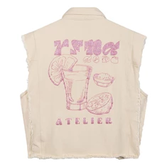 Refined Department dames oversized gilet Off-white