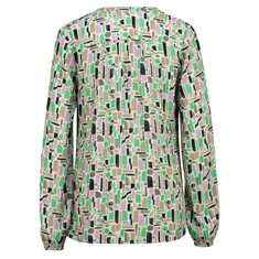 Sanne Dames Blouse 23035 blouse graphic Groen