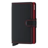 Secrid Wallet Heren Accessoires Mm-black & Red Zwart