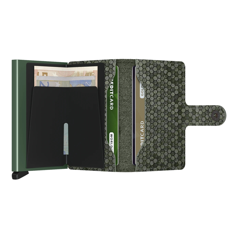 Secrid Wallet Heren wallet Hexagon Green Groen