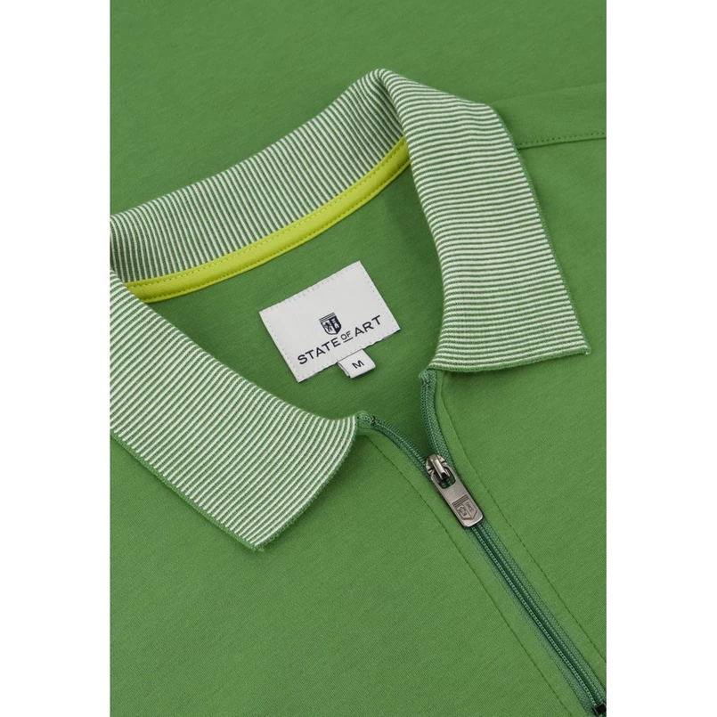 State of Art Heren Polo 49314420 Army