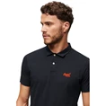 Superdry ESSENTIAL LOGONEON JERSY POLO Bleu
