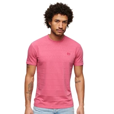 Superdry Heren Organic Cotton Vintage Texture T-Shirt Roze