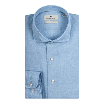 Thomas Maine Heren Overhemd 417757.61 Bleu