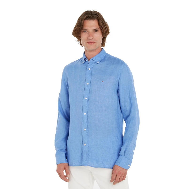 Tommy Hilfiger Heren Shirt Bleu